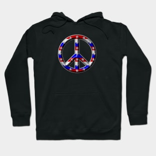 USA peace sign Hoodie